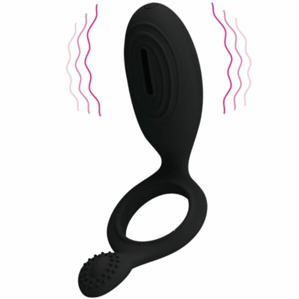 PRETTY LOVE - ETHEL ANILLO VIBRADOR CON ESTIMULADOR - Imagen 10
