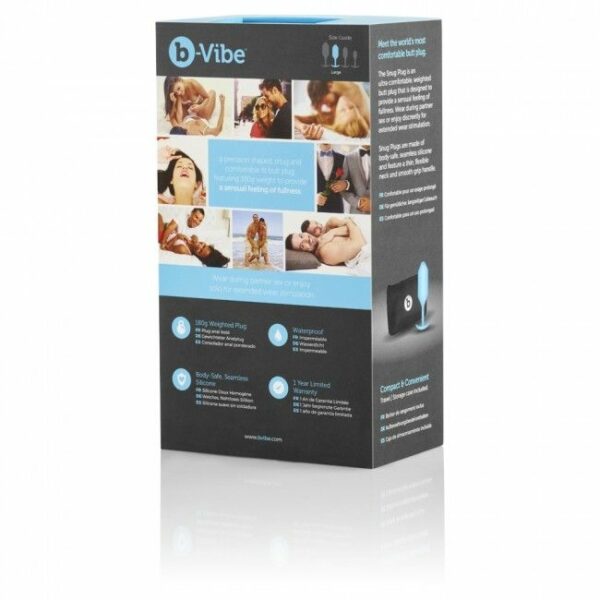 B-VIBE - SNUG PLUG ANAL 3 AZUL CIELO - Imagen 4