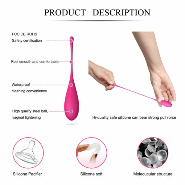 LESLIE - KEGEL FIT ENTREGADOR SUELO PELVICO 6 PESOS - Imagen 12