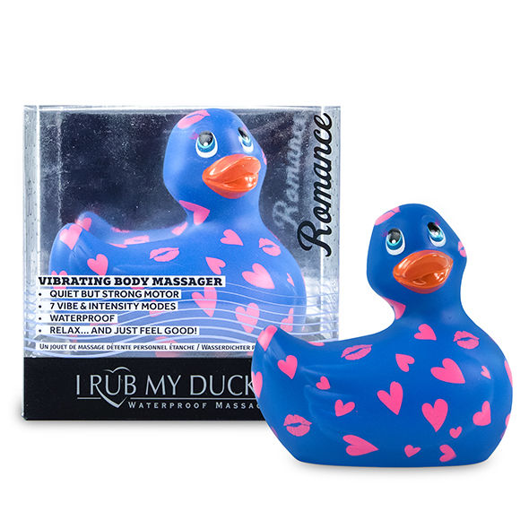BIG TEASE TOYS - I RUB MY DUCKIE 2.0 | PATO VIBRADOR ROMANCE (PURPLE & PINK) - Imagen 2