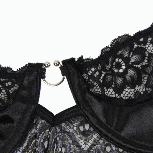 SUBBLIME - CORSET Y CINTURON NEGRO S/M - Imagen 5