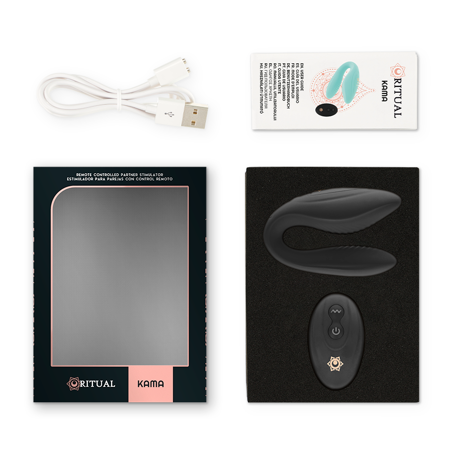 RITHUAL KAMA CONTROL REMOTO PARA PAREJAS AZABACHE - Imagen 7