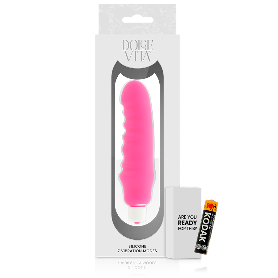 DOLCE VITA - GENIUS VIBRADOR SILICONA ROSA - Imagen 5