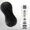 TENGA - FLEX MASTUBADOR MASCULINO NEGRO - Imagen 3