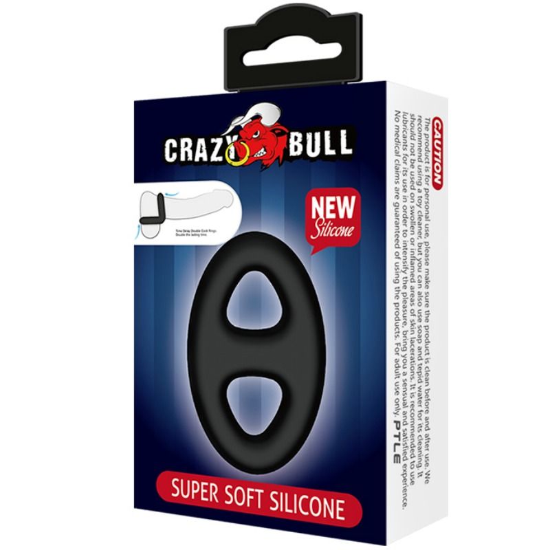 CRAZY BULL - ANILLO DOBLE SILICONA OVALADO - Imagen 6