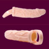 BAILE - FUNDA EXTENSORA PENE CON VIBRACIÓN Y STRAP PARA TESTÍCULOS 13.5 CM - Imagen 3