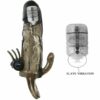 BAILE - BRAVE MAN FUNDA PENE ANAL Y CLITORIS VIBRADOR 16.5 CM NEGRO - Imagen 7
