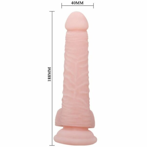 BAILE - SUPER DILDO REALÍSTICO NATURAL 18.8 CM - Imagen 3