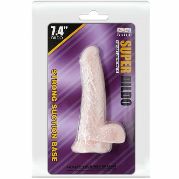 BAILE - SUPER DILDO REALÍSTICO NATURAL 18.8 CM - Imagen 5