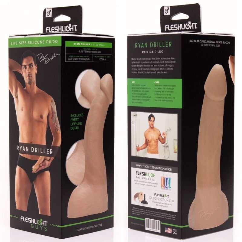 FLESHJACK - RYAN DRILLER DILDO 21 CM - Imagen 3