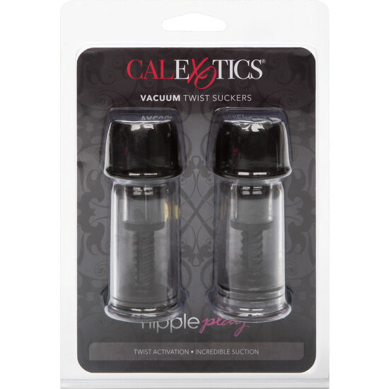 CALEXOTICS - VACCUM TWIST SUCCIONADORES PEZONES NEGRO - Imagen 2