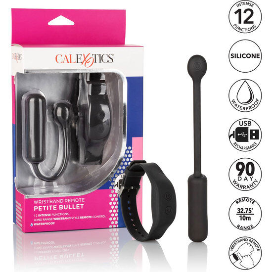 CALEXOTICS - BALA VIBRADORA PEQUEÑA CON PULSERA DE CONTROL - Imagen 3