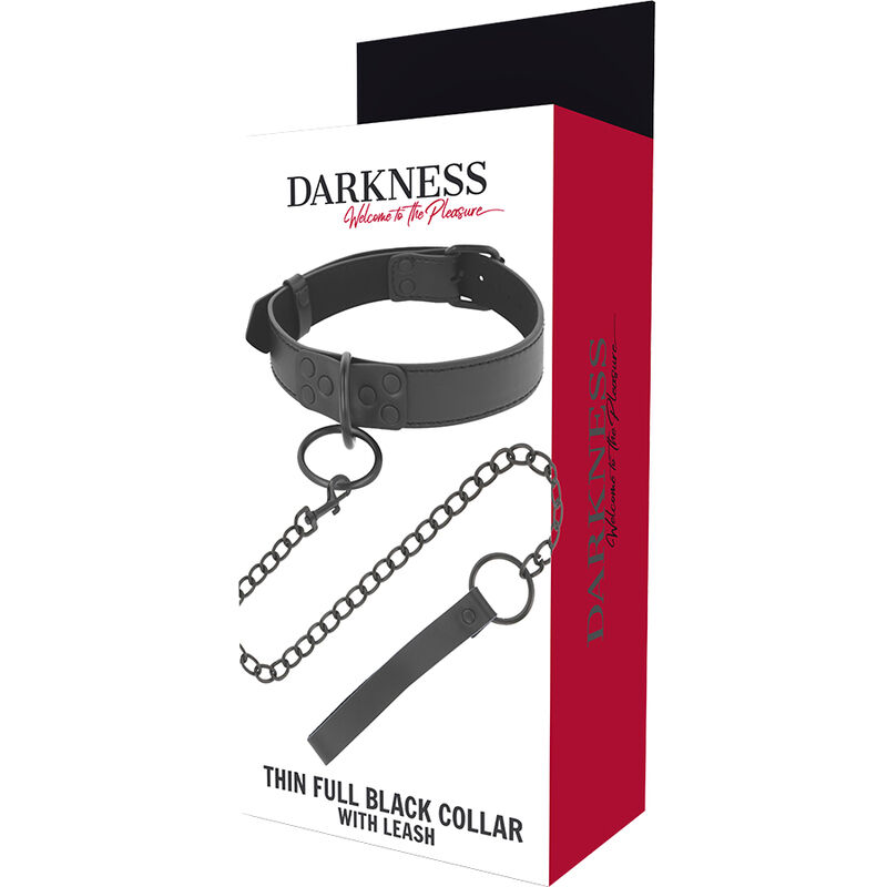 DARKNESS - COLLAR CON CADENA NEGRO - Imagen 5