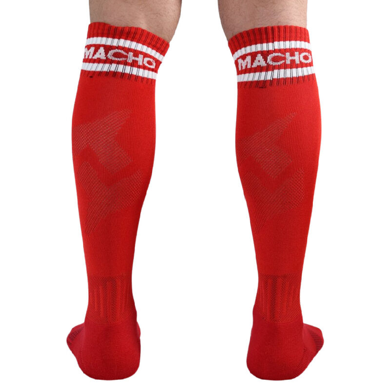 MACHO - CALCETINES LARGOS TALLA ÚNICA ROJO - Imagen 3