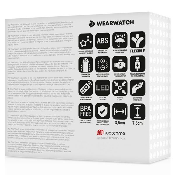 WEARWATCH - HUEVO CONTROL REMOTO TECHNOLOGY WATCHME AZUL / ROSA - Imagen 8