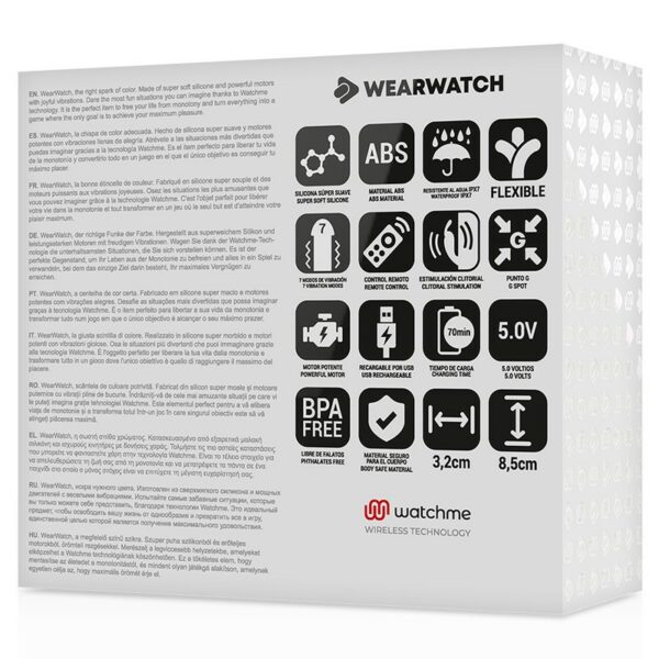 WEARWATCH - VIBRADOR DUAL TECHNOLOGY WATCHME AÑIL / ROSA - Imagen 7