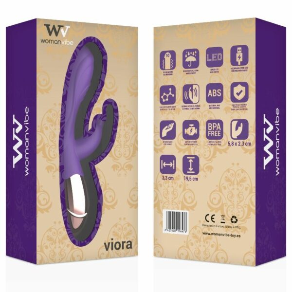 WOMANVIBE - VIORA VIBRADOR RECARGABLE SILICONA - Imagen 7