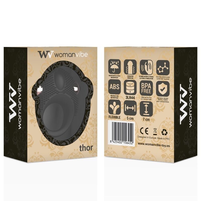 WOMANVIBE - THOR ANILLO VIBRADOR SILICONA - Imagen 2