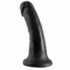 KING COCK - 6" PENE NEGRO 15.2 CM - Imagen 2
