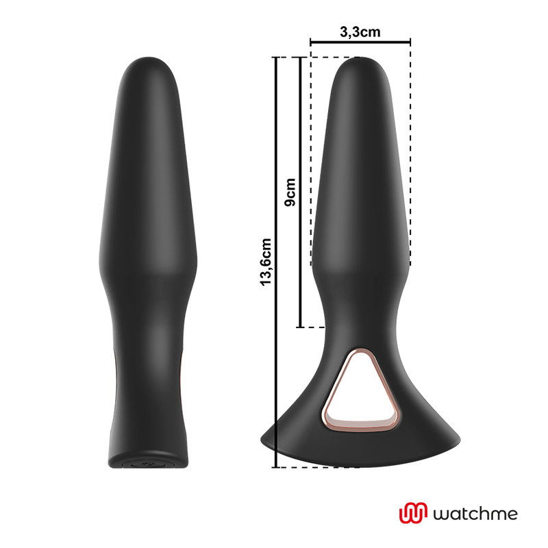 ANBIGUO - WATCHME CONTROL REMOTO VIBRADOR PLUG ANAL ALEXANDRU - Imagen 4