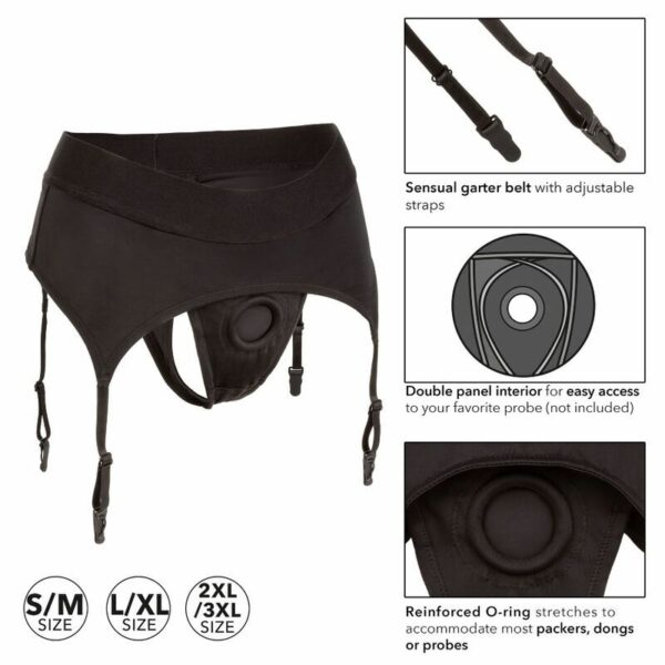 CALEXOTICS - BOUNDLESS ARNÉS TANGA CON LIGUERO L/XL - Imagen 3