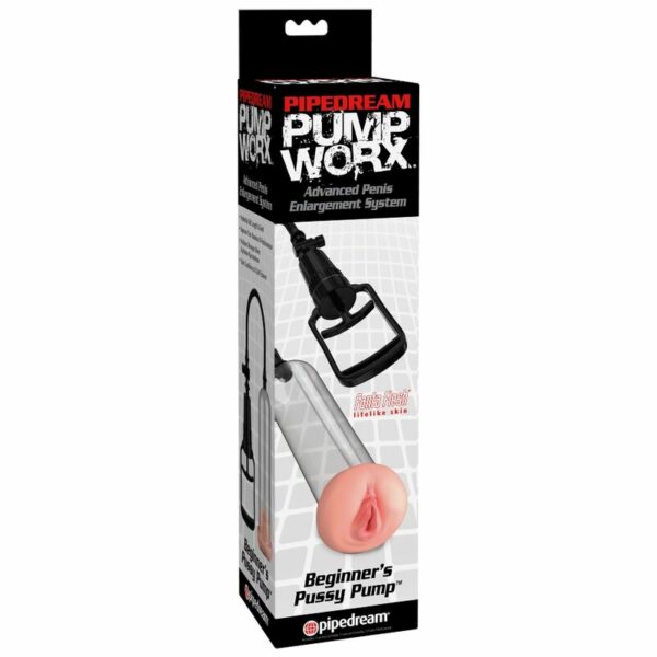 PUMP WORX - BOMBA DE ERECCIÓN CON VAGINA PARA PRINCIPIANTES - Imagen 3