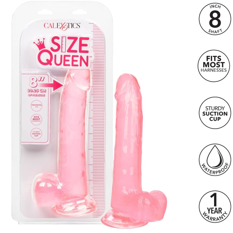 CALEXOTICS - SIZE QUEEN DILDO ROSA 20.3 CM - Imagen 2