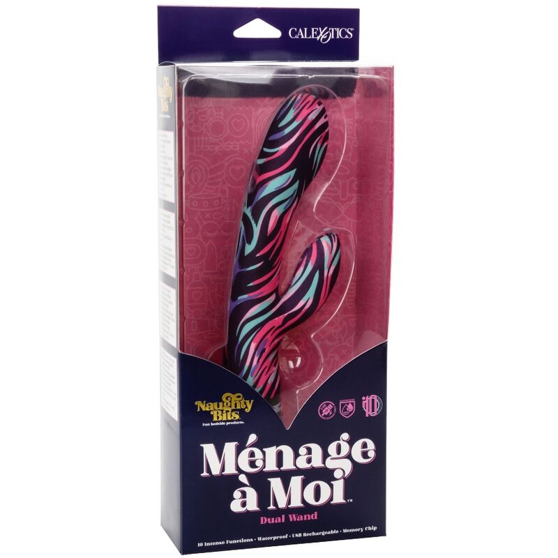 CALEXOTICS - VIBRADOR MENAGE A MOI DUAL WAND - Imagen 9
