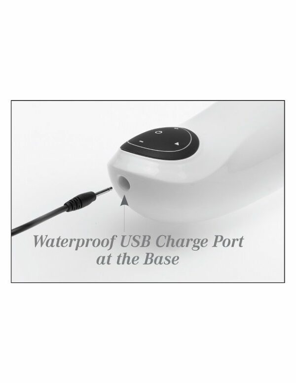 EXTREME TOYZ - PDX MEGA BATOR USB MASTURBADOR MASCULINO VAGINA BLANCO - Imagen 10