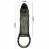 BAILE - FUNDA EXTENSORA PENE CON STRAP PARA TESTÍCULOS 11.5 CM - Imagen 6