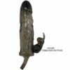 BAILE - BRAVE MAN FUNDA REALISTICA PENE CON RABBIT 16.5 CM NEGRO - Imagen 6