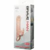 BAILE - BRAVE MAN FUNDA PENE CON RABBIT VIBRADOR 16.5 CM NATURAL - Imagen 9