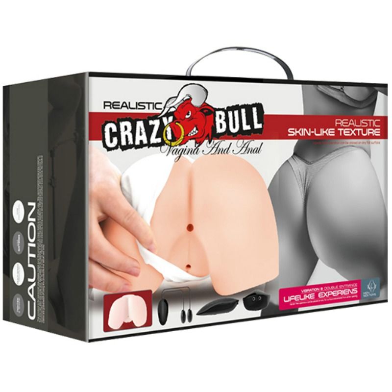 CRAZY BULL - VAGINA Y ANO REALÍSTICOS CON VIBRACIÓN POSICIÓN 4 - Imagen 11