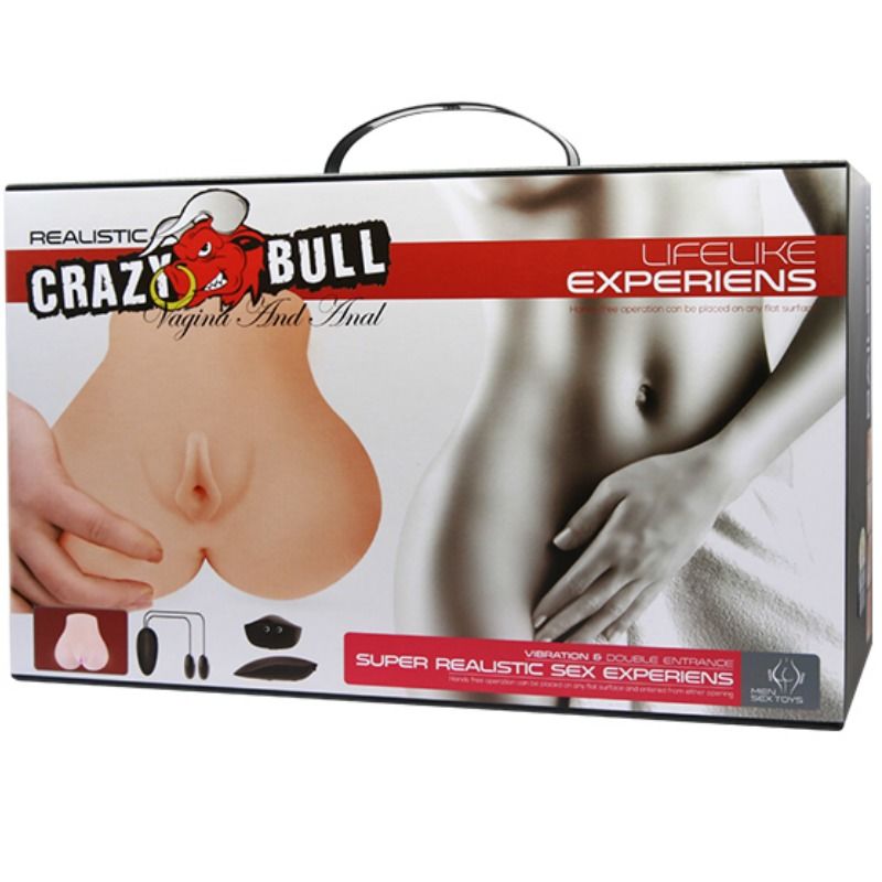 CRAZY BULL - VAGINA Y ANO REALÍSTICOS CON VIBRACIÓN POSICIÓN 7 - Imagen 8