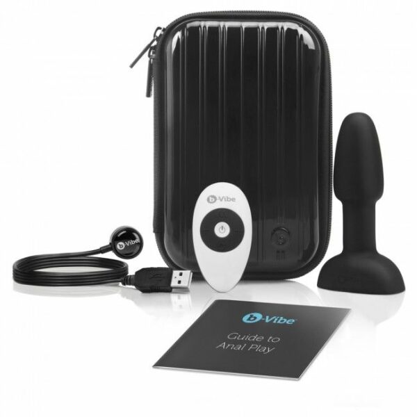 B-VIBE - RIMMING CONTROL REMOTO ANAL PLUG PETITE NEGRO - Imagen 8