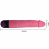 BAILE - COLORFUL SEX VIBRADOR REALÍSTICO ROSA 23 CM - Imagen 8