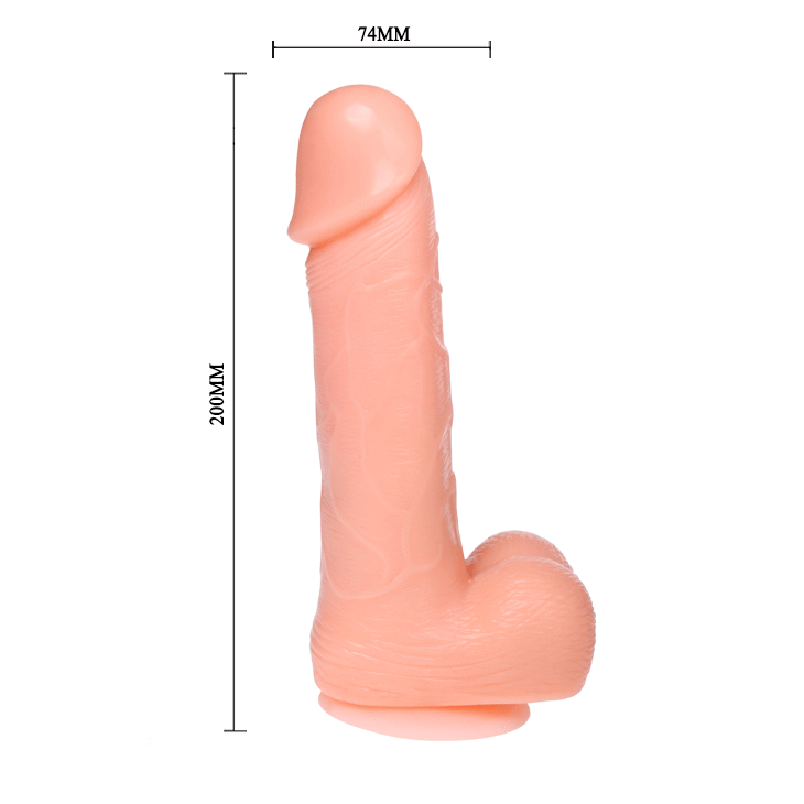 BAILE - DONG DILDO REALÍSTICO VIBRACIÓN Y ROTACIÓN 20 CM - Imagen 6