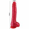 BAILE - DONG DILDO REALÍSTICO ROSA CON VENTOSA - Imagen 2