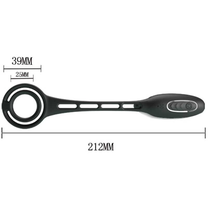 PRETTY LOVE - ANILLOS PENE CON PLUG VIBRADOR - Imagen 9