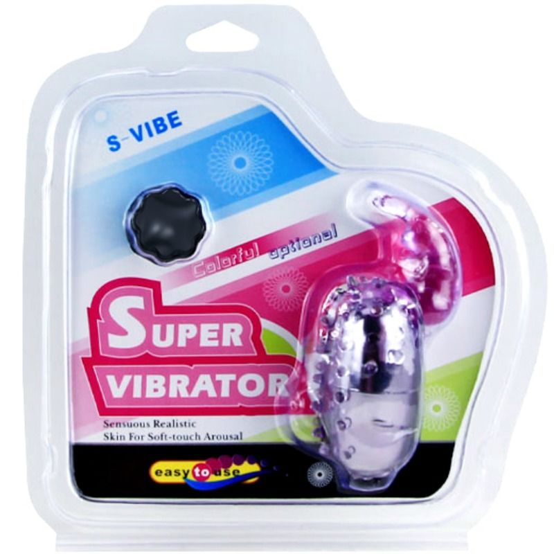 BAILE - SUPER VIBRATOR HUEVO VIBRADOR CON ESTIMULADOR - Imagen 7