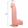 BAILE - VIBRADOR REALÍSTICO BÁRBARA NATURAL 22 CM - Imagen 9