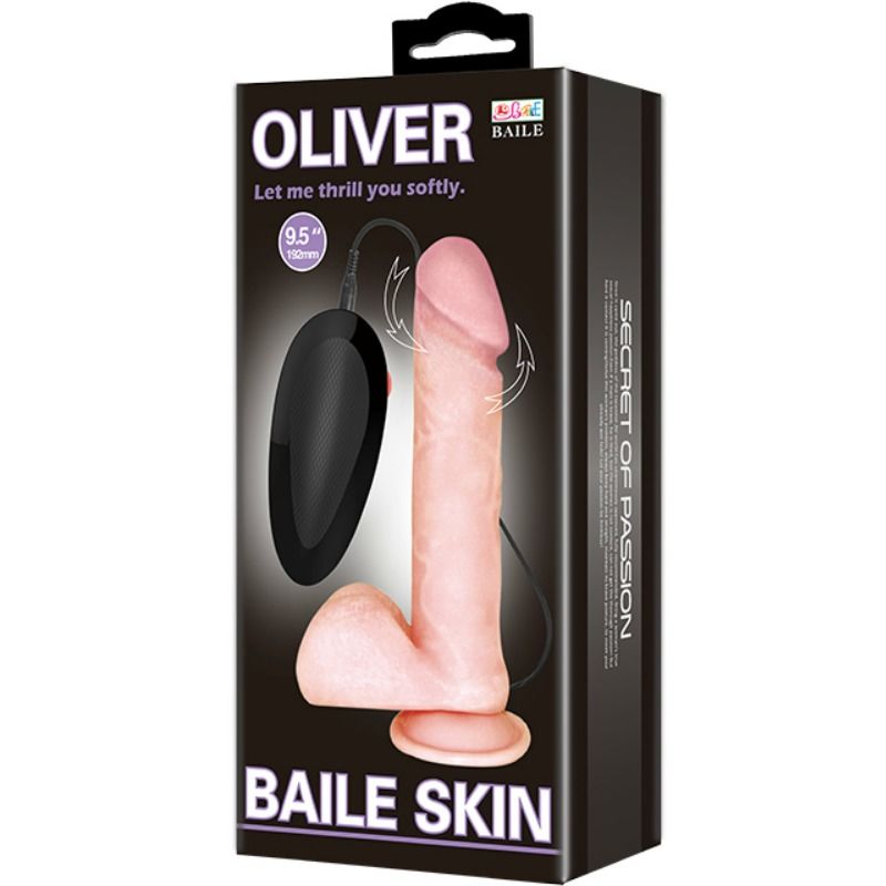 BAILE - VIBRADOR REALÍSTICO OLIVER CON FUNCION ROTACIÓN - Imagen 3