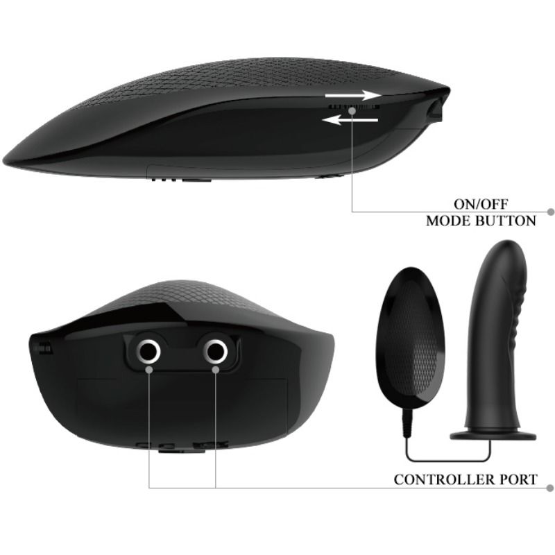 PRETTY LOVE - MYRON STRAP ON CON VIBRACIÓN Y DILDO HUECO - Imagen 4