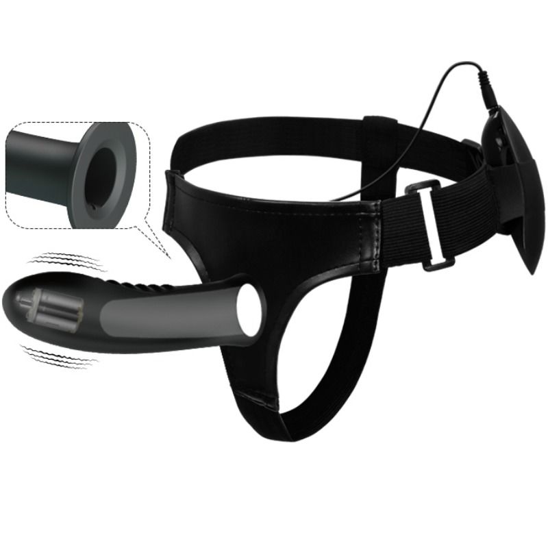 PRETTY LOVE - MYRON STRAP ON CON VIBRACIÓN Y DILDO HUECO - Imagen 5