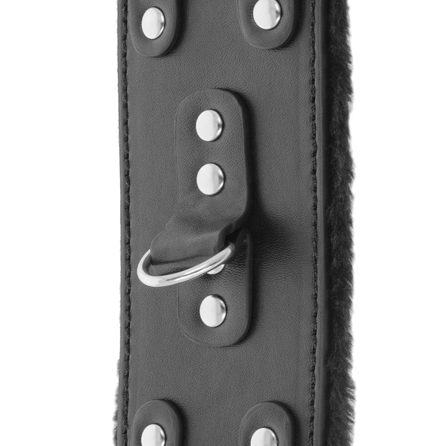 DARKNESS - ESPOSAS CUERO CON FORRO AJUSTABLES NEGRO - Imagen 3