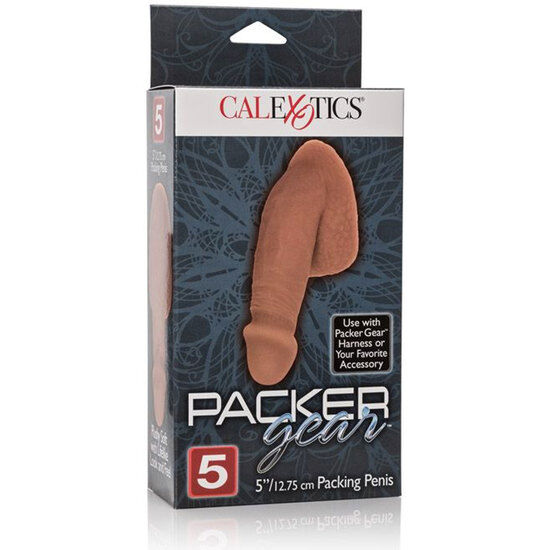 CALEXOTICS - PACKING PENIS PENE REALÍSTICO 14.5 CM MARRÓN - Imagen 2