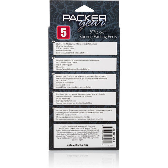 CALEXOTICS - PACKING PENIS PENE DE SILICONA 12.75CM NATURAL - Imagen 2