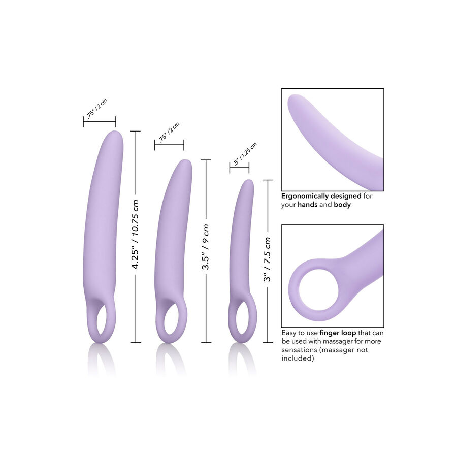 CALEXOTICS - DR LAURA BERMAN ALENA SET DE 3 DILATADOR VAGINAL SILICONA - Imagen 3