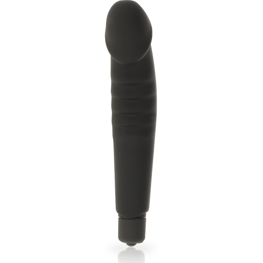 DOLCE VITA - REALISTIC PLEASURE VIBRADOR SILICONA NEGRO - Imagen 4