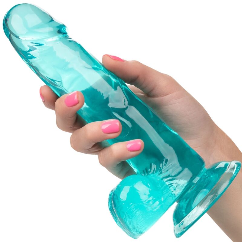 CALEXOTICS - SIZE QUEEN DILDO AZUL 15.3 CM - Imagen 4